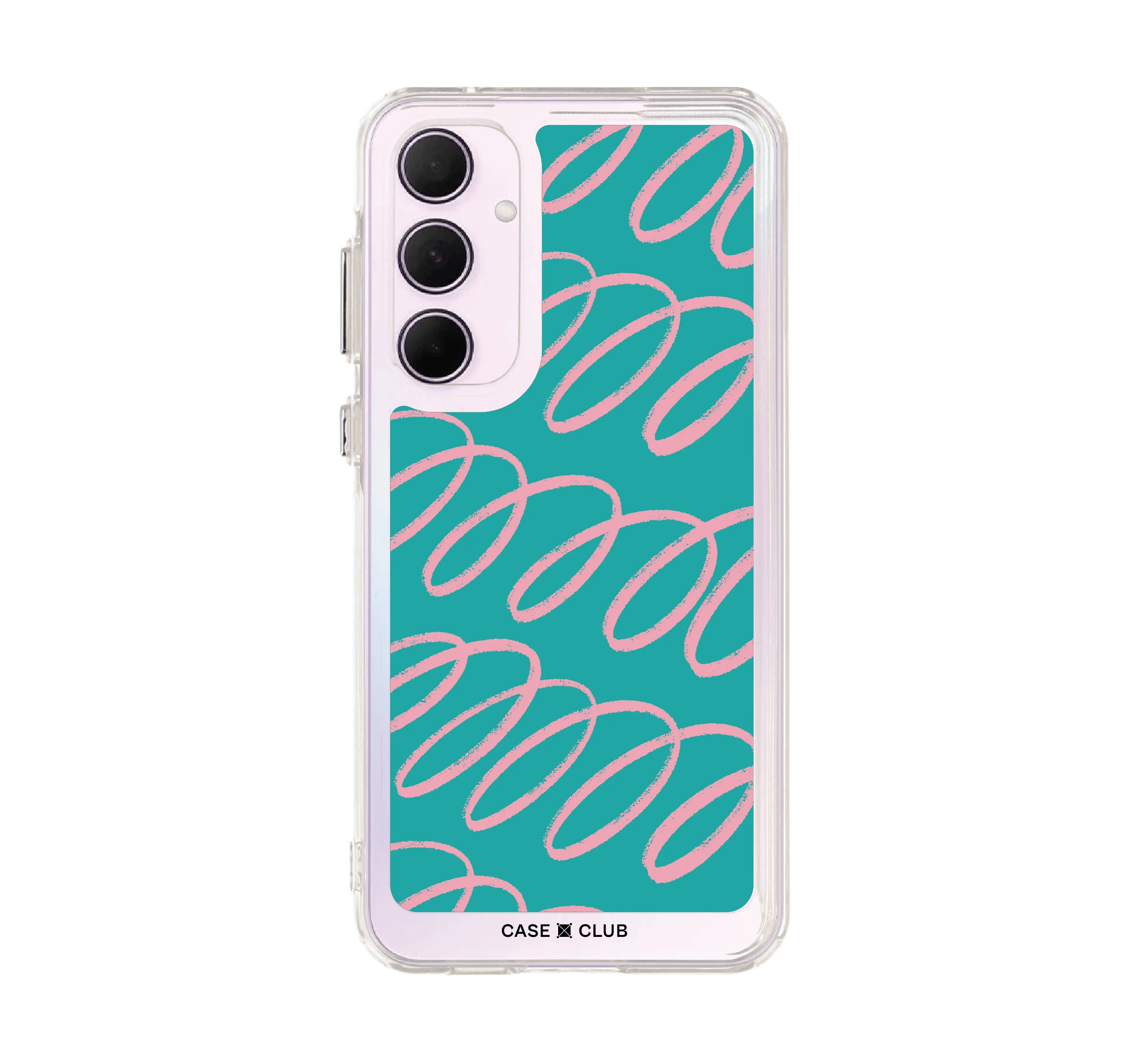 เส้นโค้งสีชมพูฟ้า